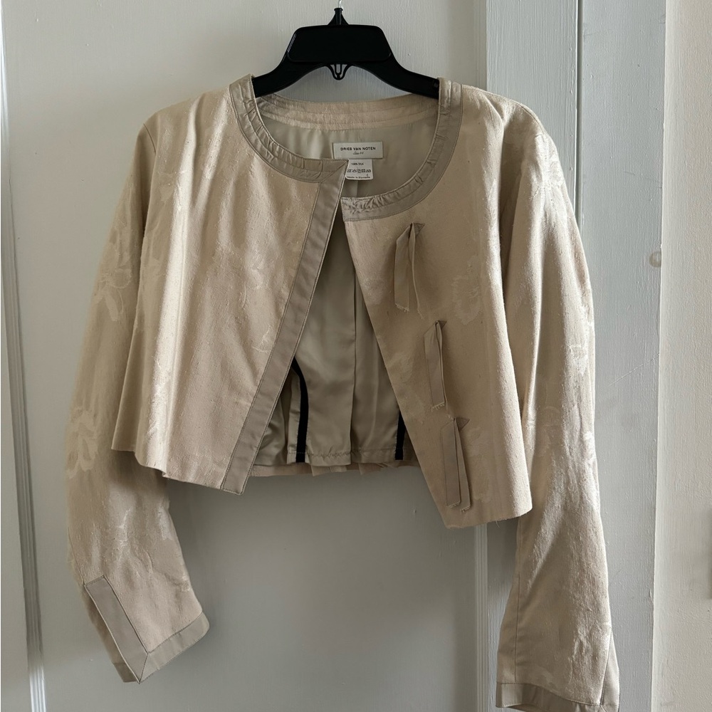 Vintage Dries Van Noten silk blazer